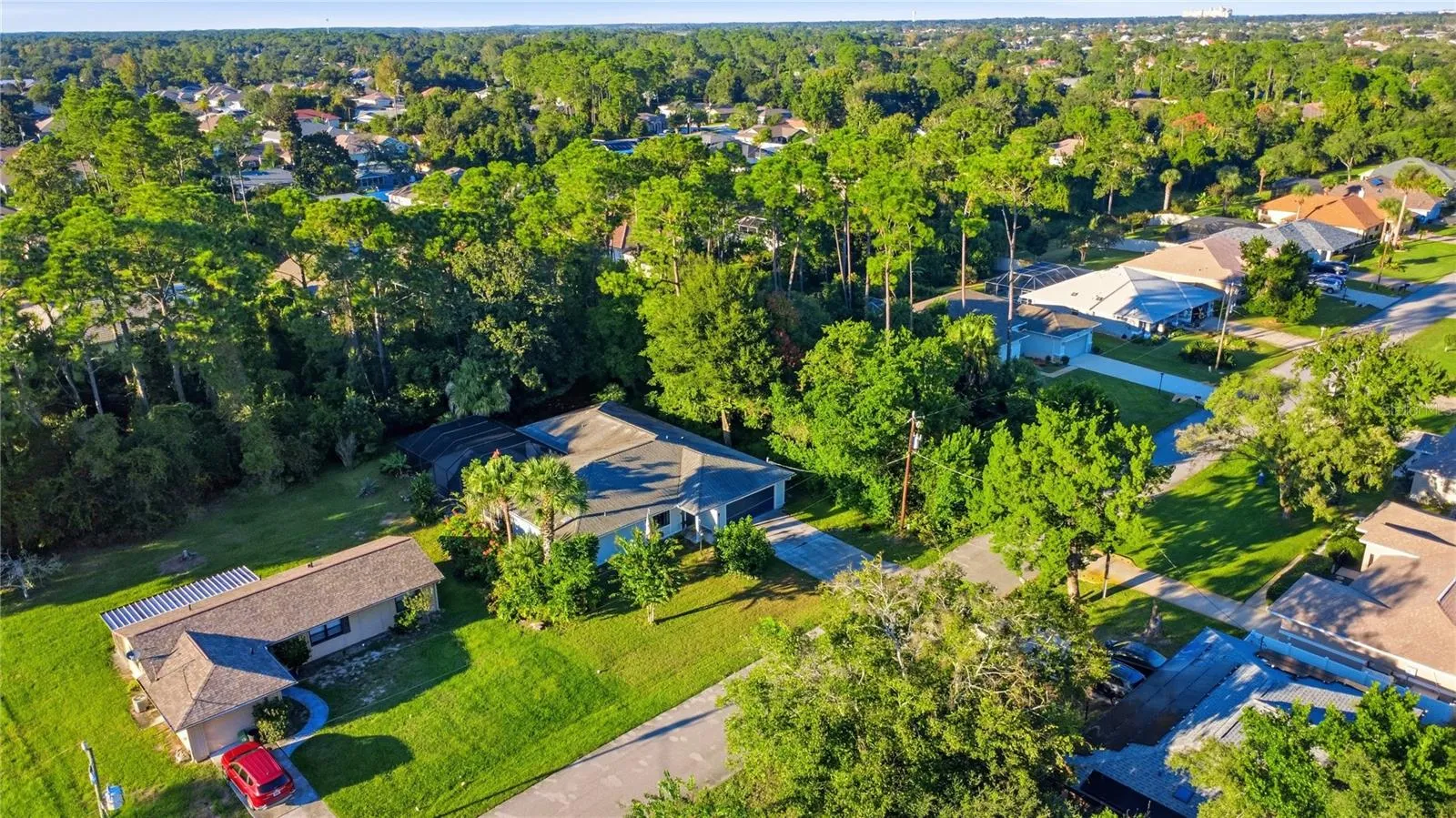Aerial View of Home & Lot