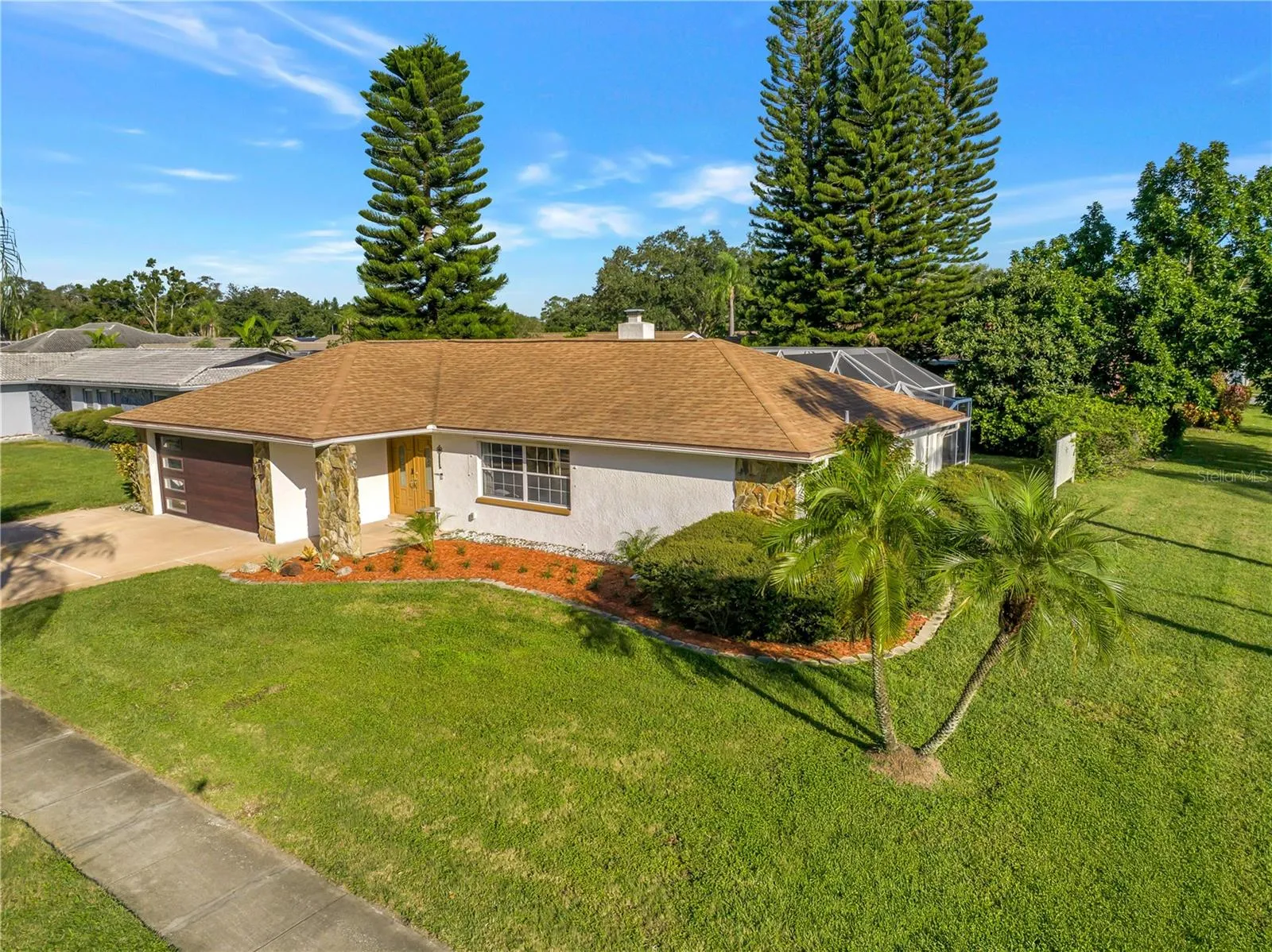 Front of Home Aerial View