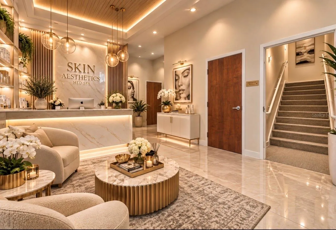AI Rendering MedSpa Reception