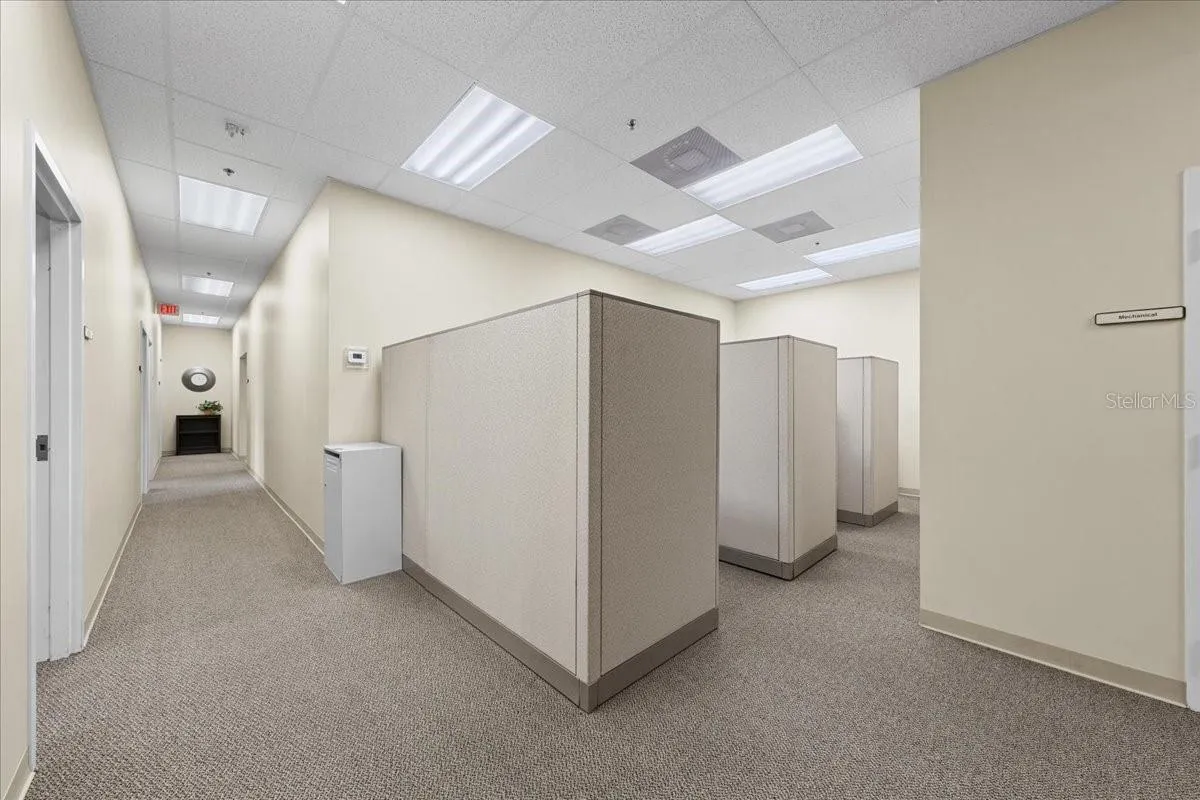 interior cubicle area