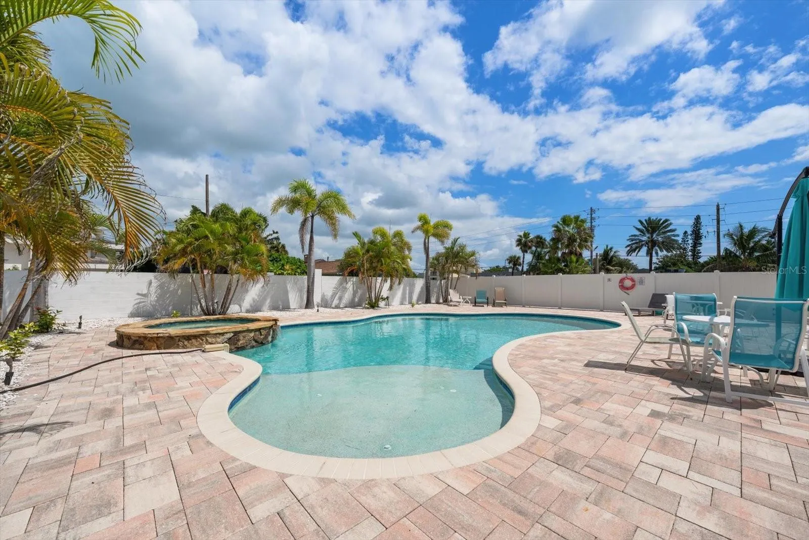 Heated pool-Spa is As-IS.