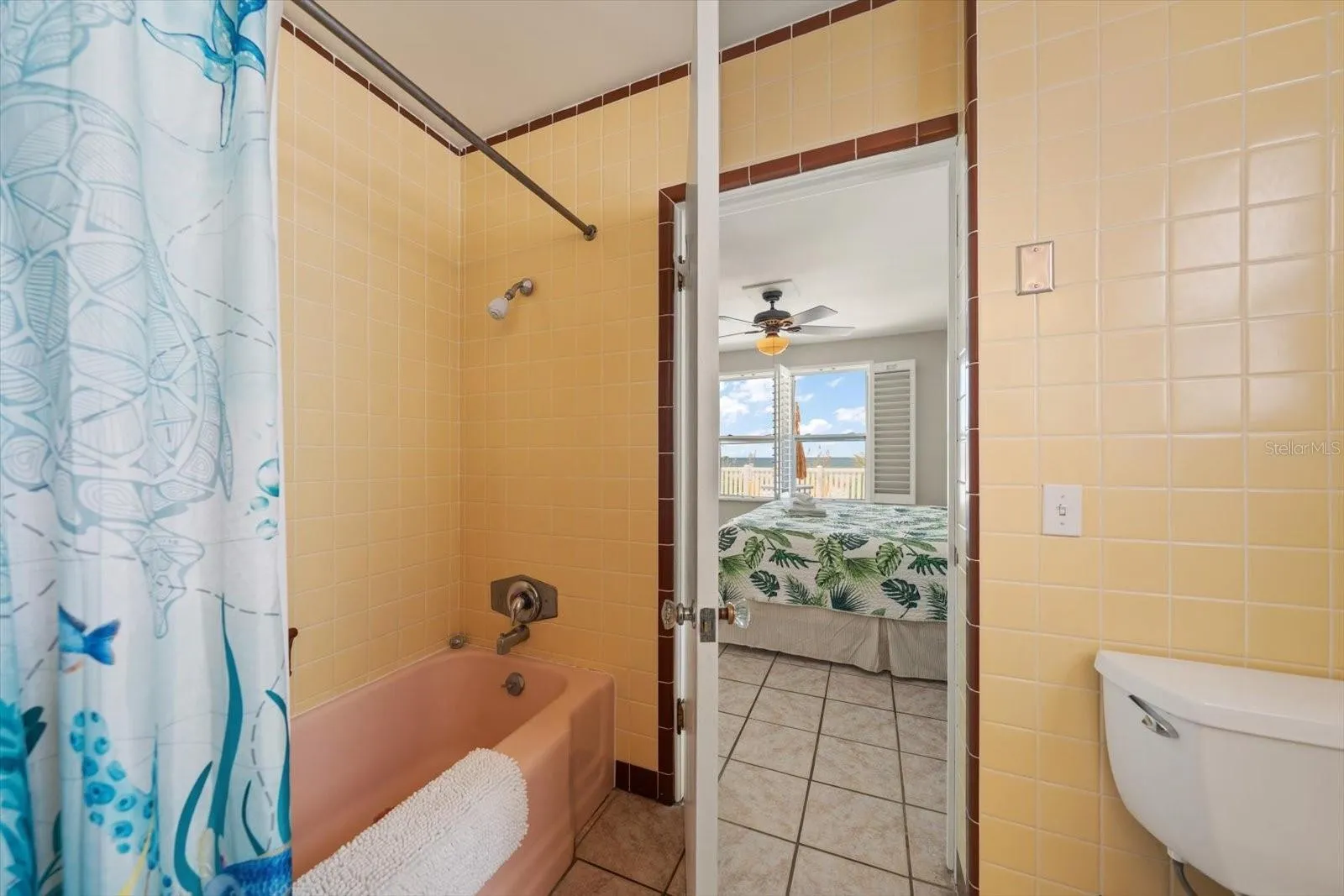 Adjoining bathroom