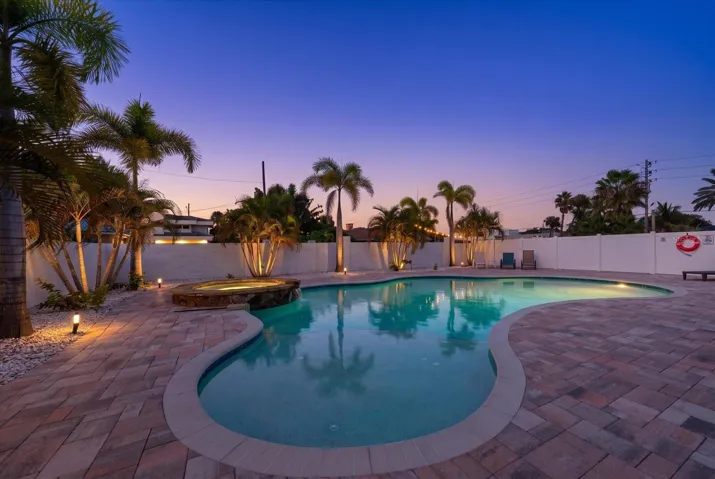 Large heated pool - very private.