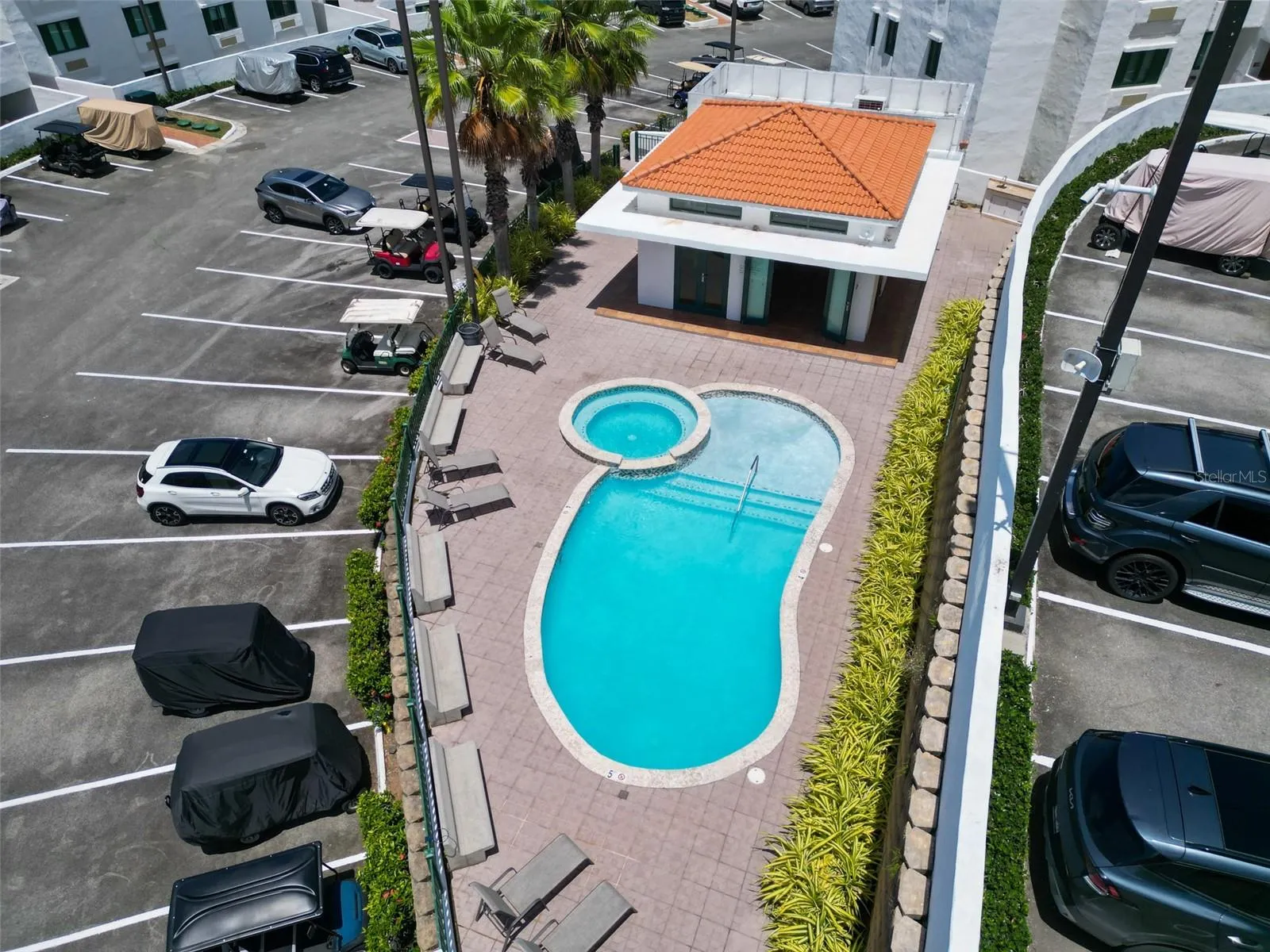POOL AT CLUSTER 7 COND.