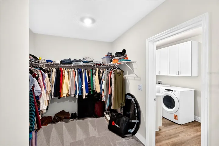Primary closet