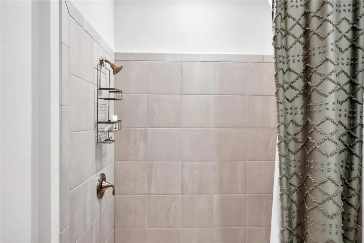 Downstairs shower