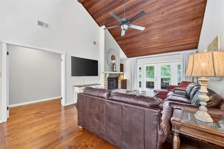 Living Room into Primary Suite