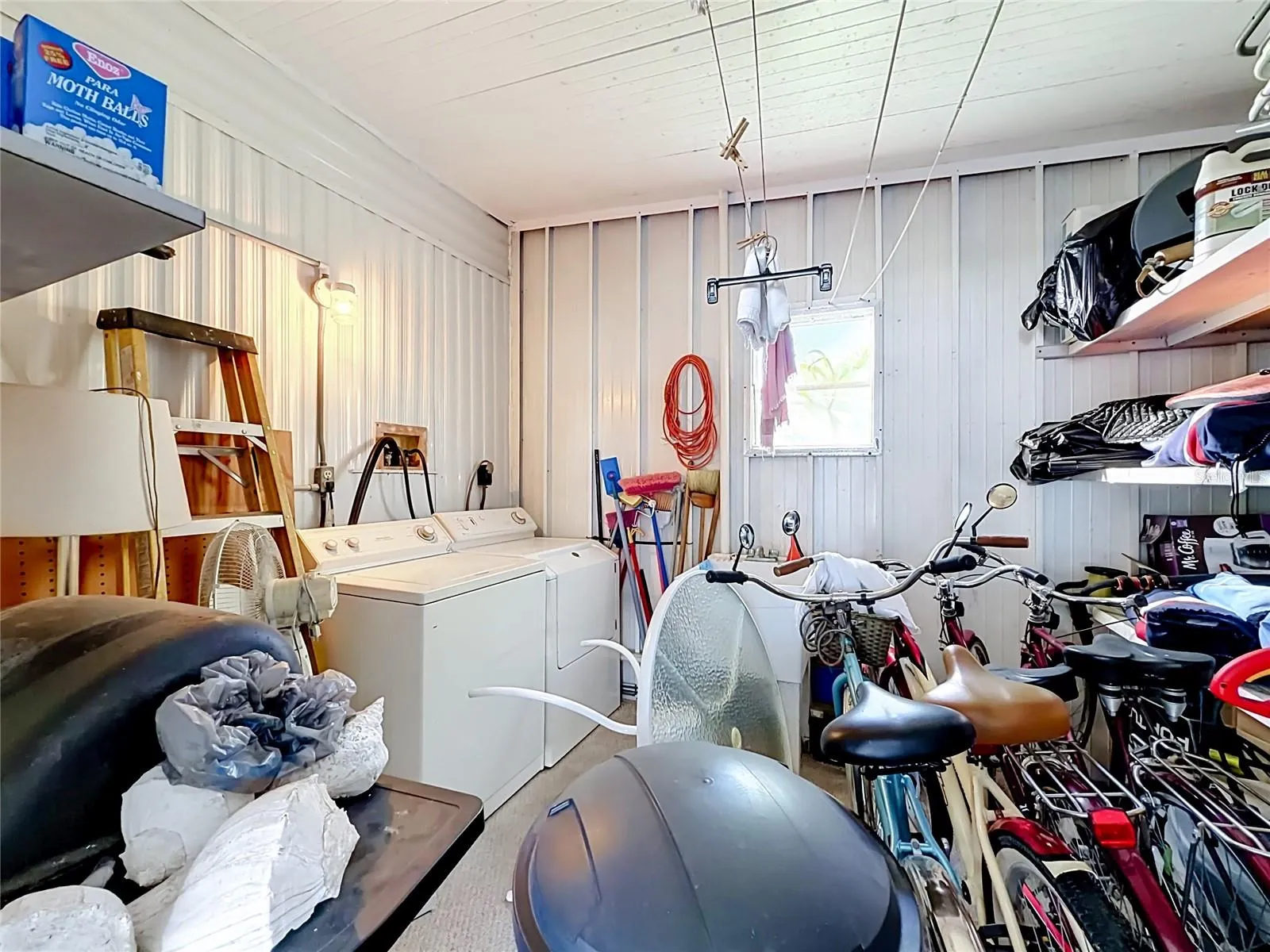 LARGE SHED WITH WASHER &amp; DRYER