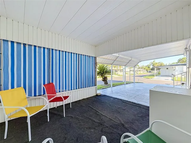 COVERED PRIVATE PATIO AREA