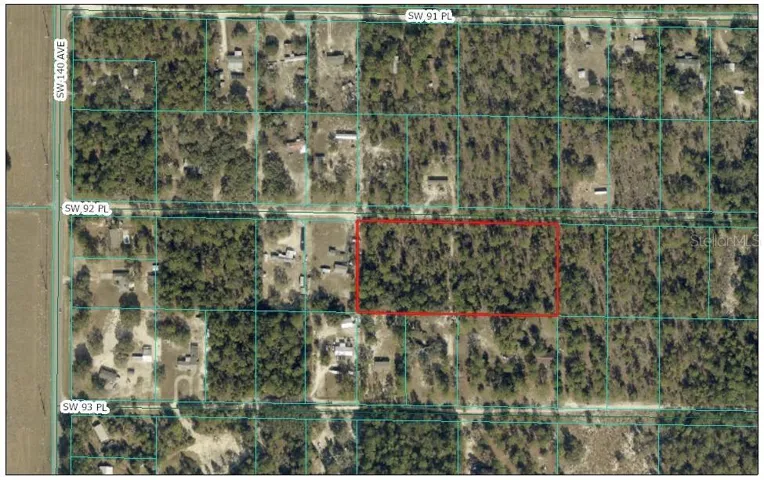 4.62 acres A1 Outlined in red