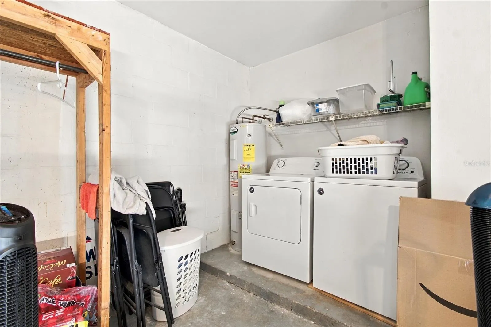 Laundry in Garage