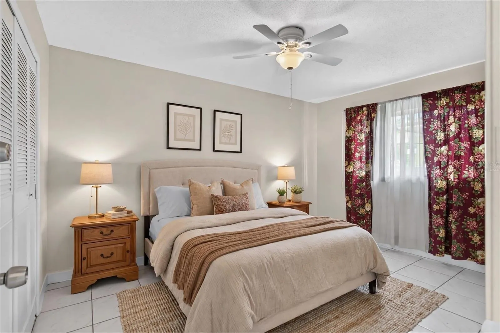 Virtually Staged Third Bedroom
