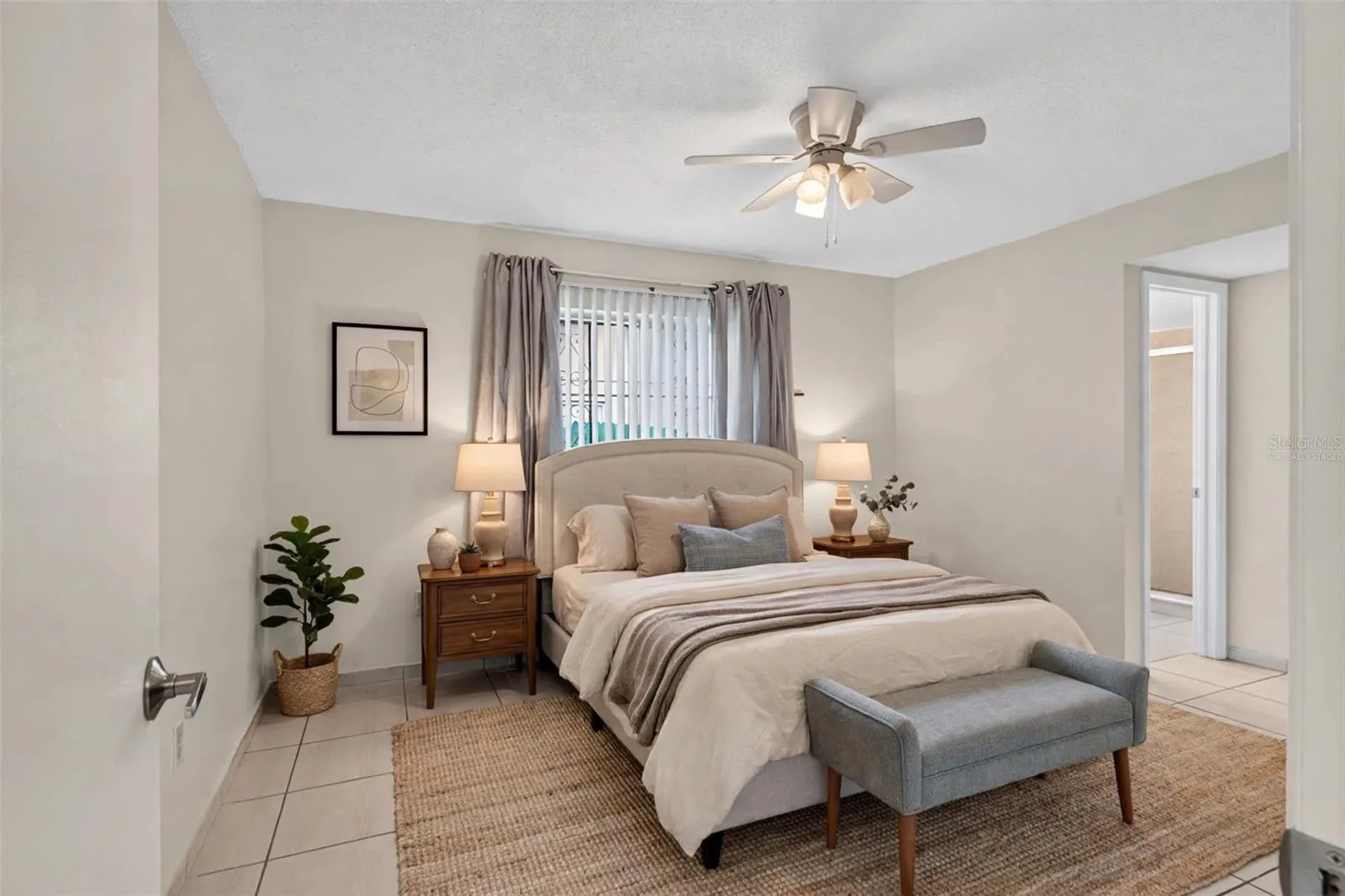 virtually staged Primary Suite