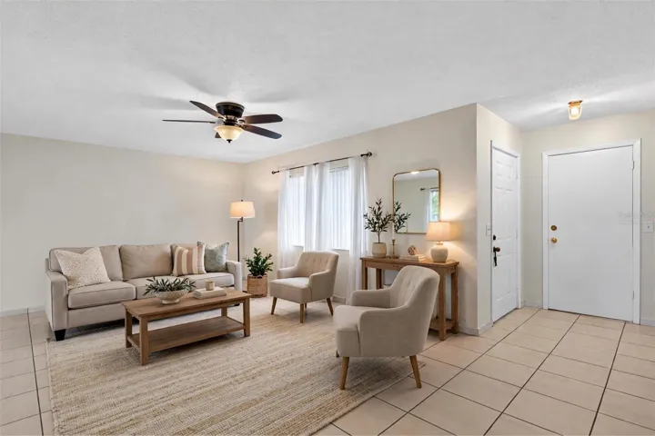 virtually staged Living room