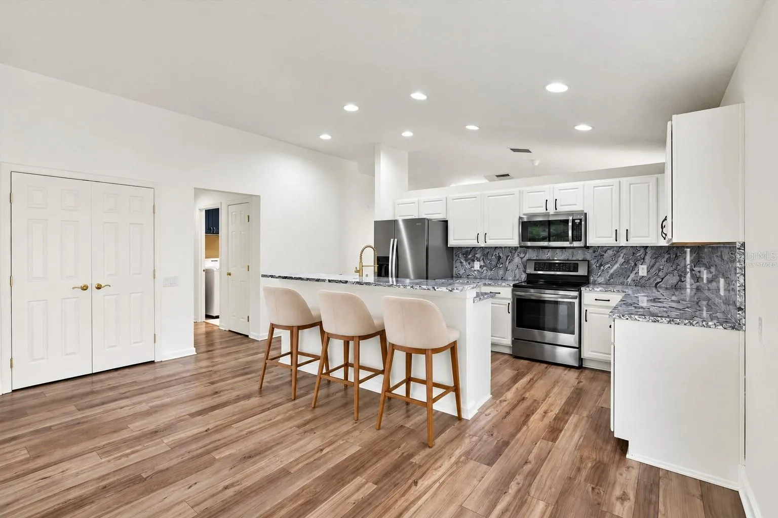 Virtually Staged Kitchen.
