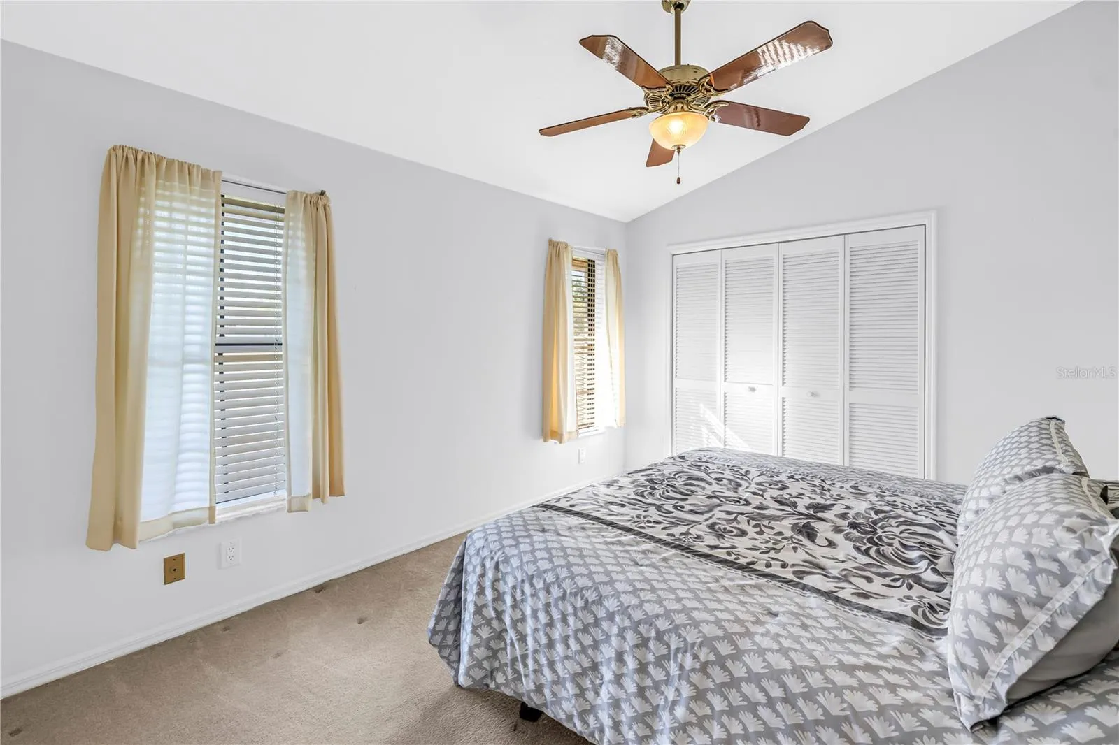 Bedroom 2 with Closet and adjacent to Bath 2