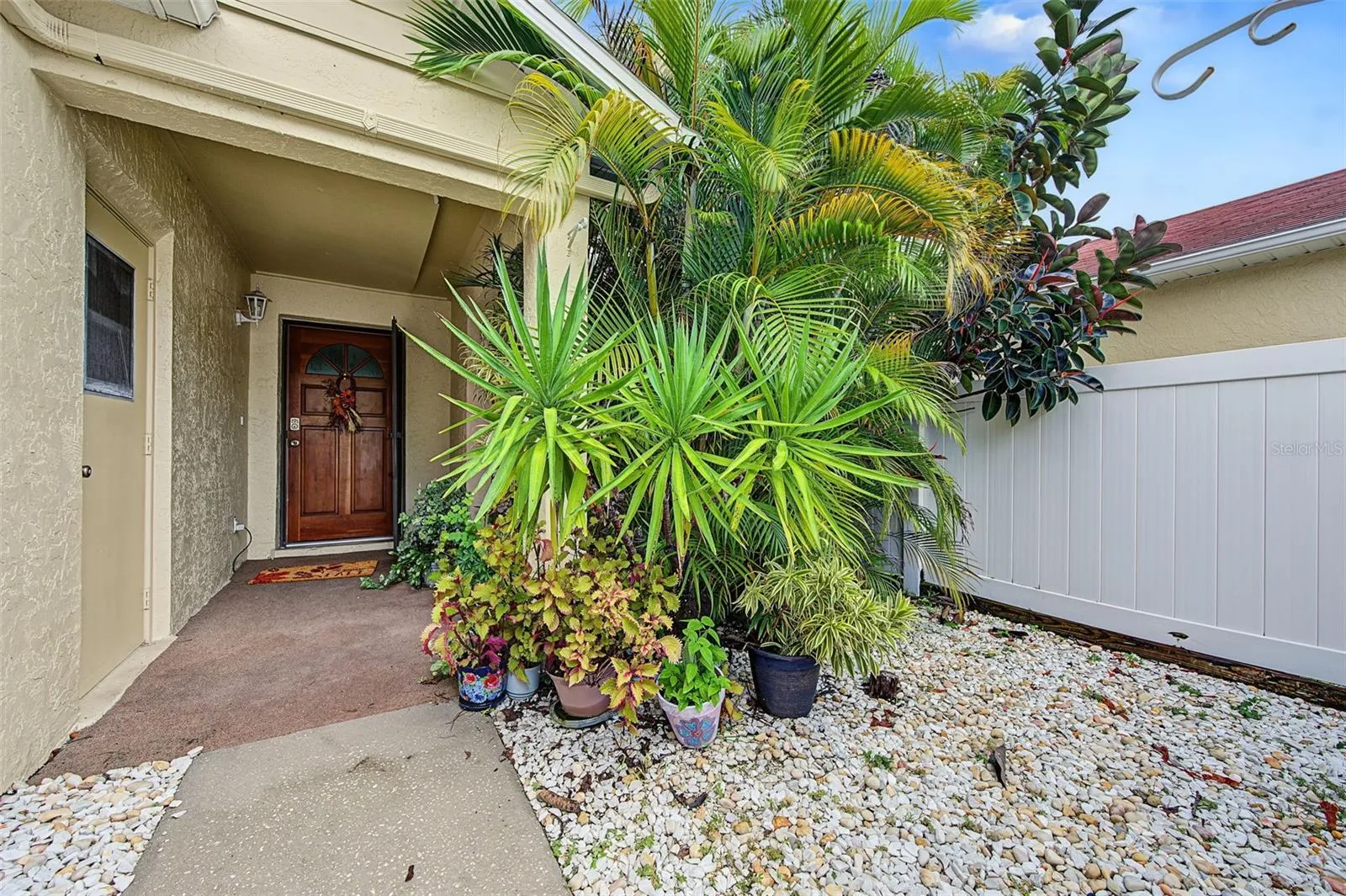 Private, Fenced Entry and Front Porch