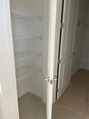 Linen closet in master bath