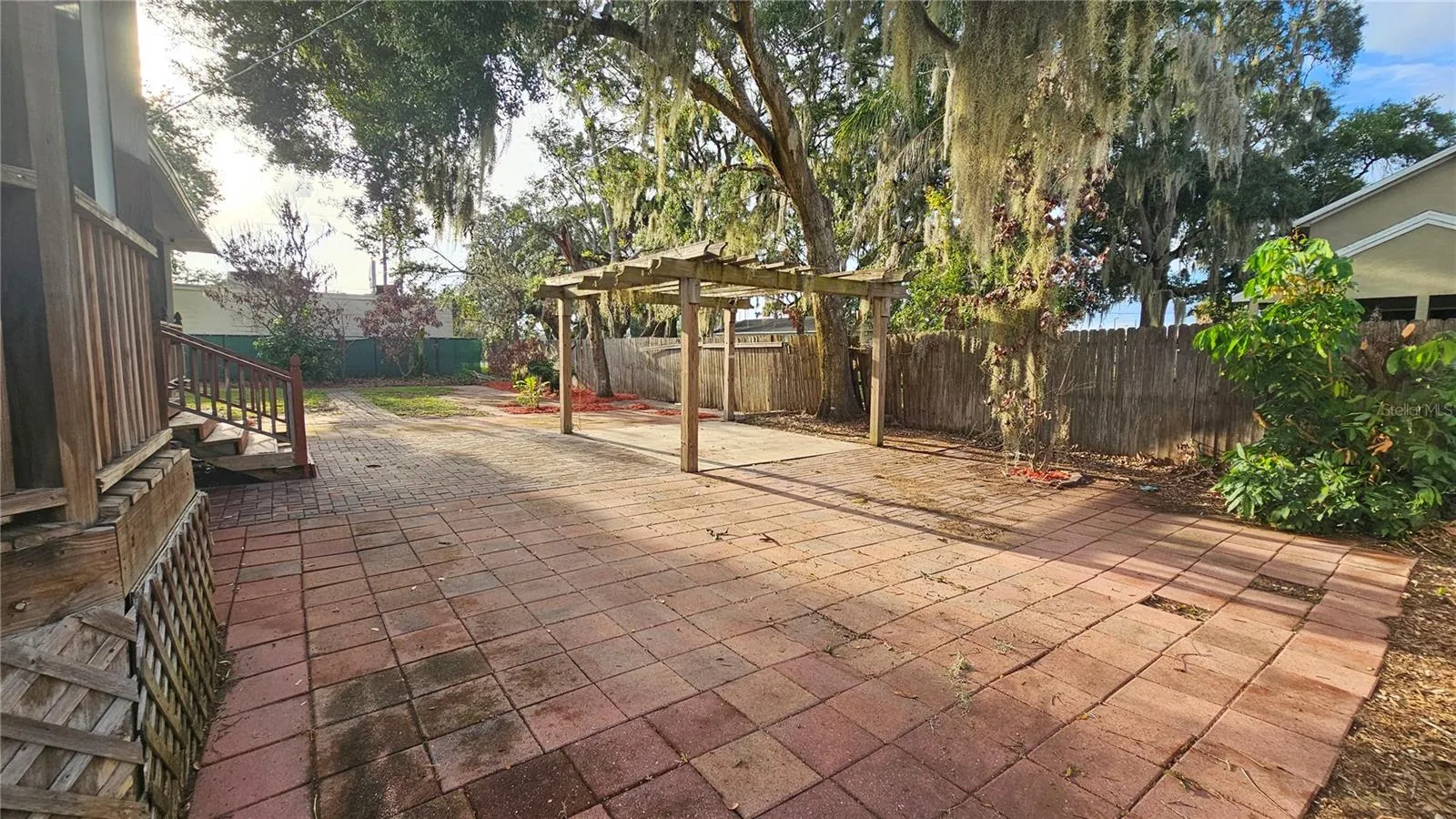 Back yard view