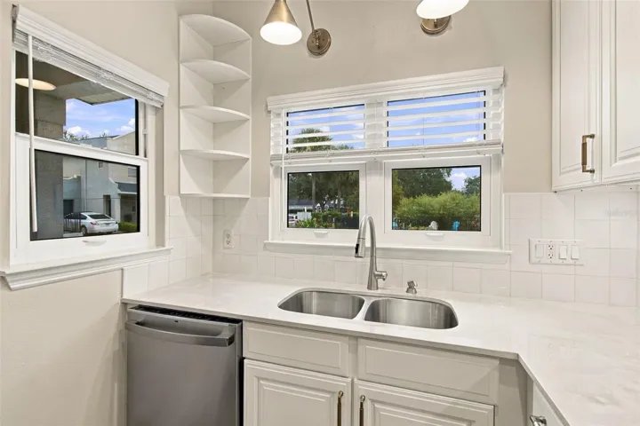 Renovated Kitchen with View to the pool