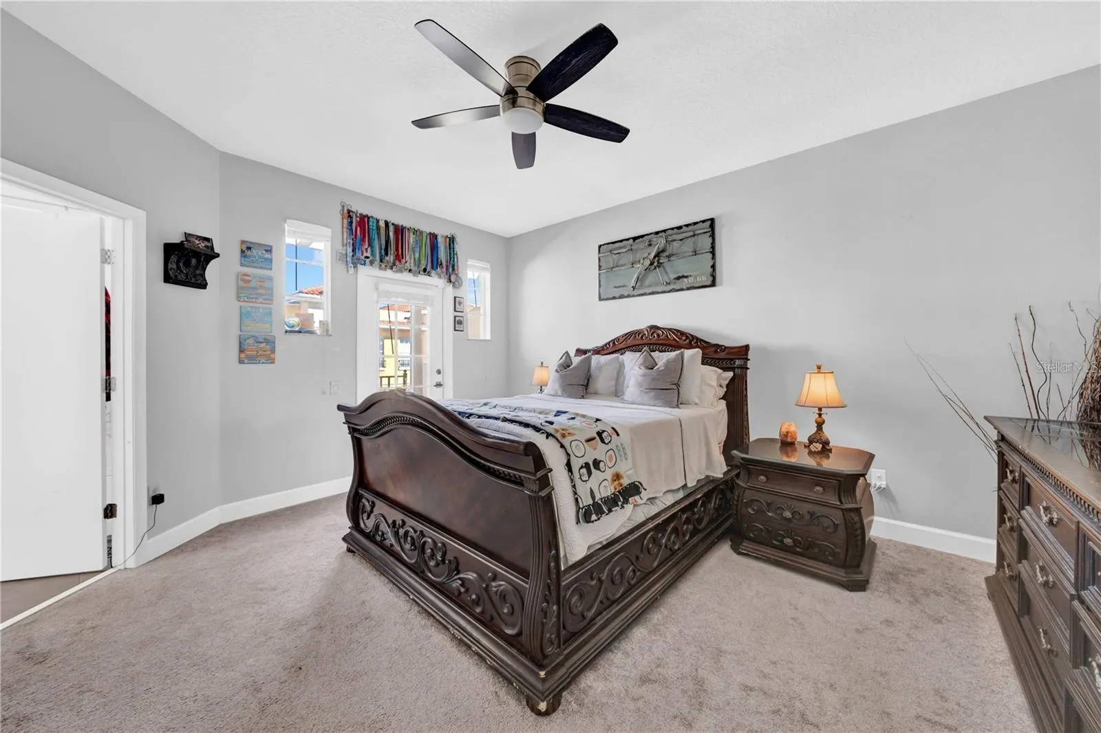 Primary Bedroom with Access to Private Balcony