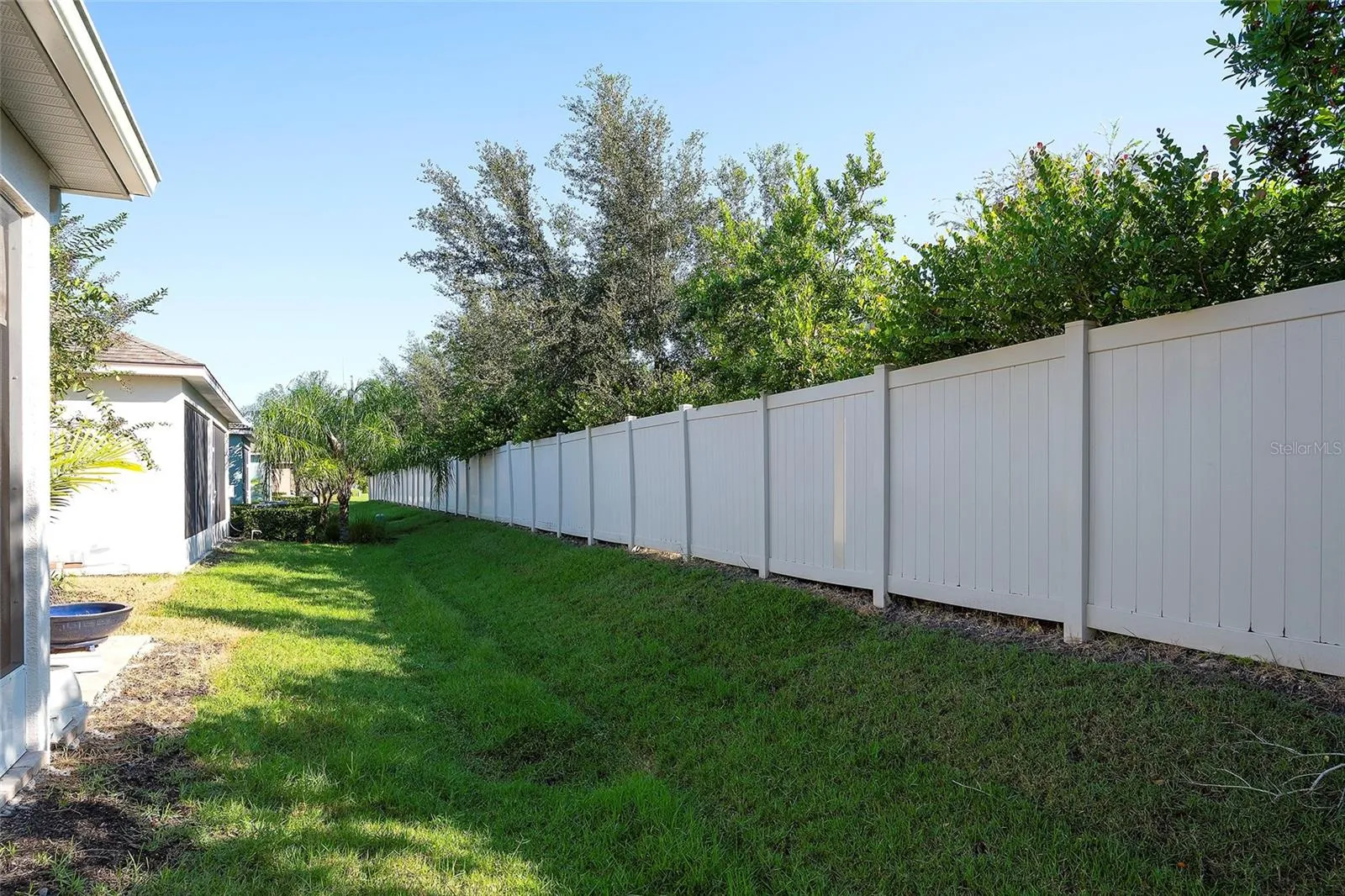 Private back yard