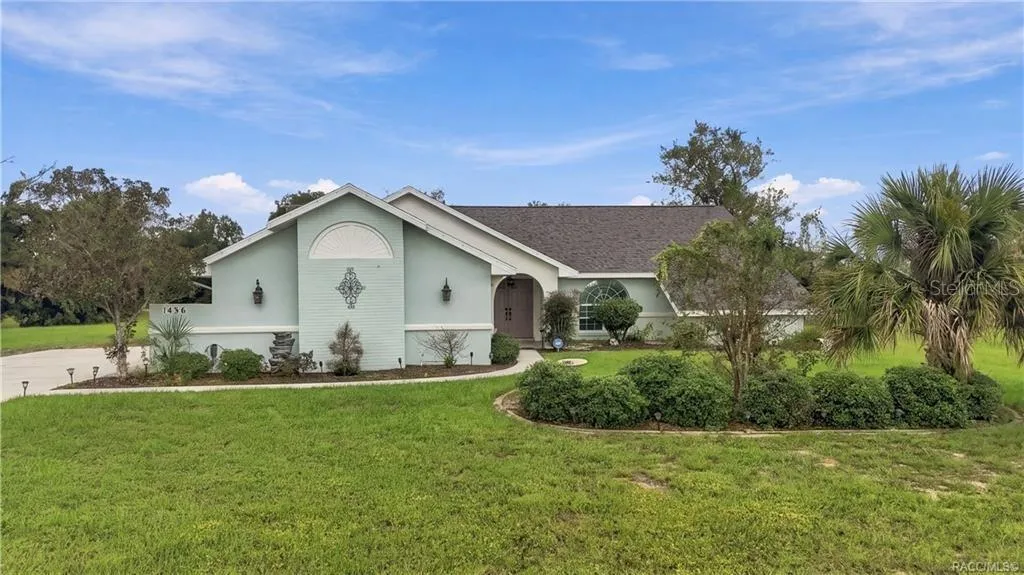 Welcome Home to ClearView Estates- Beautiful Curb Appeal – Attractive contemporary ranch-style home featuring a welcoming covered entrance, landscaped garden beds & a spacious front lawn.