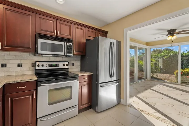 Kitchen Stove and Dining View