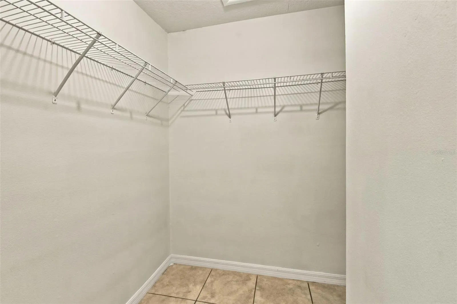 To right is Walk-in closet