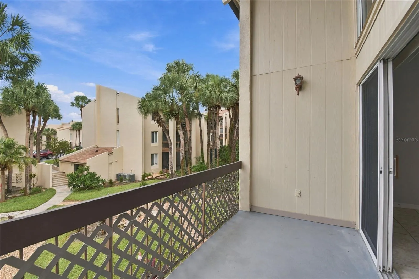 Balcony view away from Lake