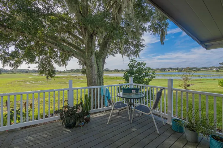 Water view from porch