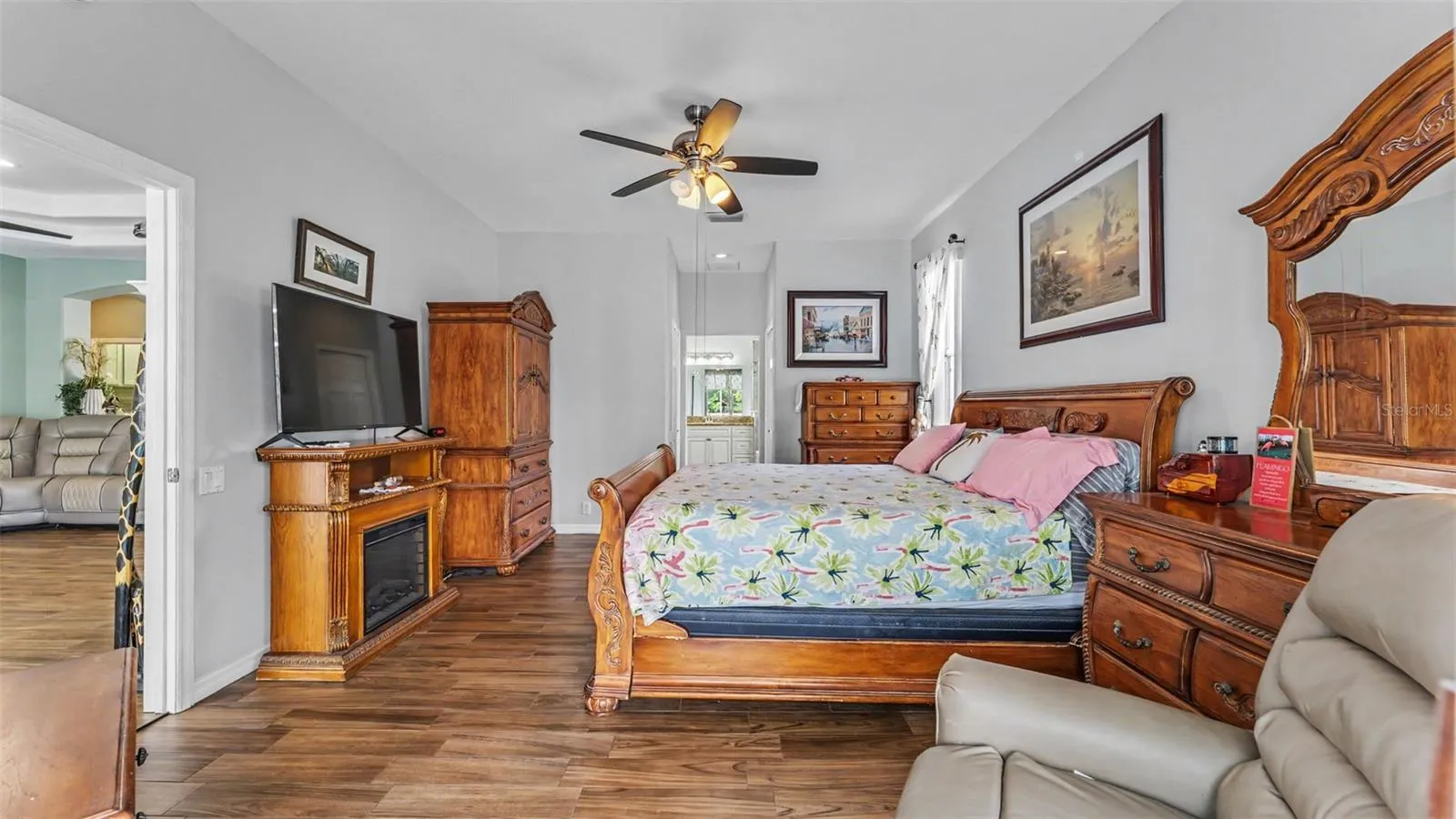 Primary bedroom suite