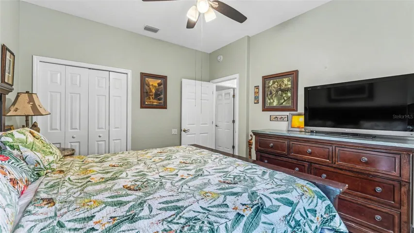 spacious 4th bedroom - plenty of room for king bed and lots of furniture