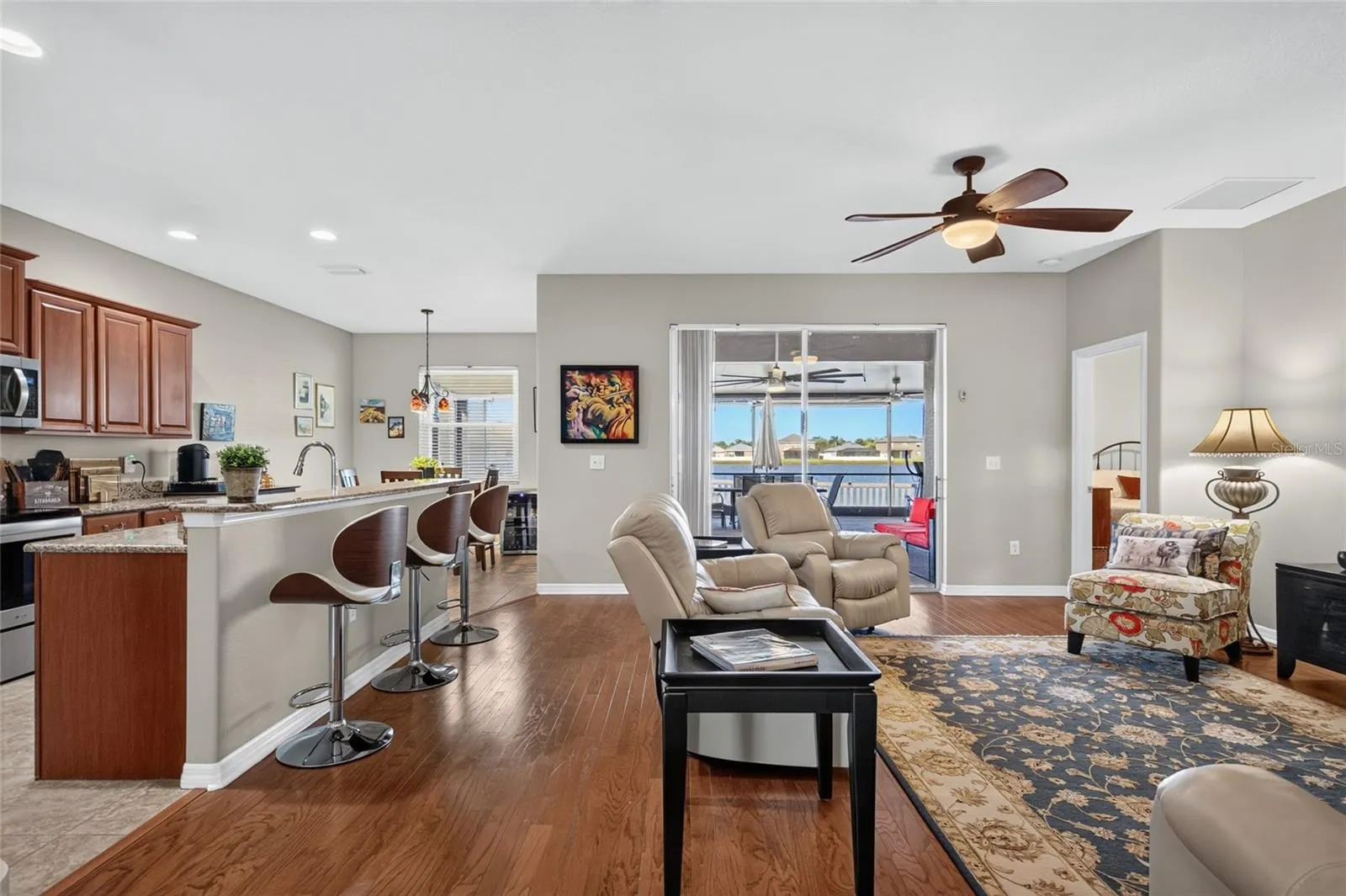 Kitchen and Family Room