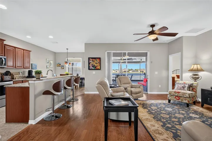 Kitchen and Family Room