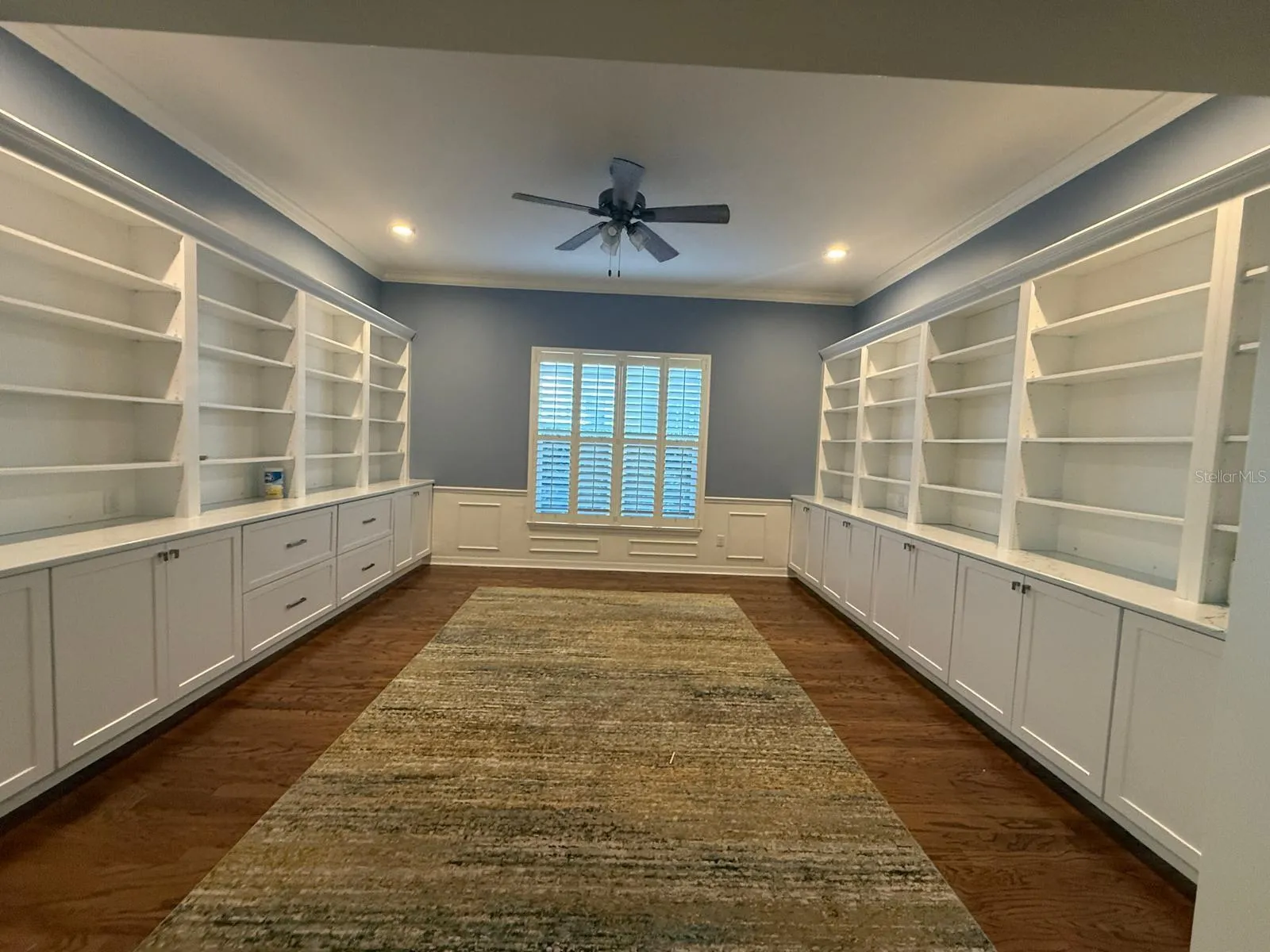 flex space: library, game room, office, or living room