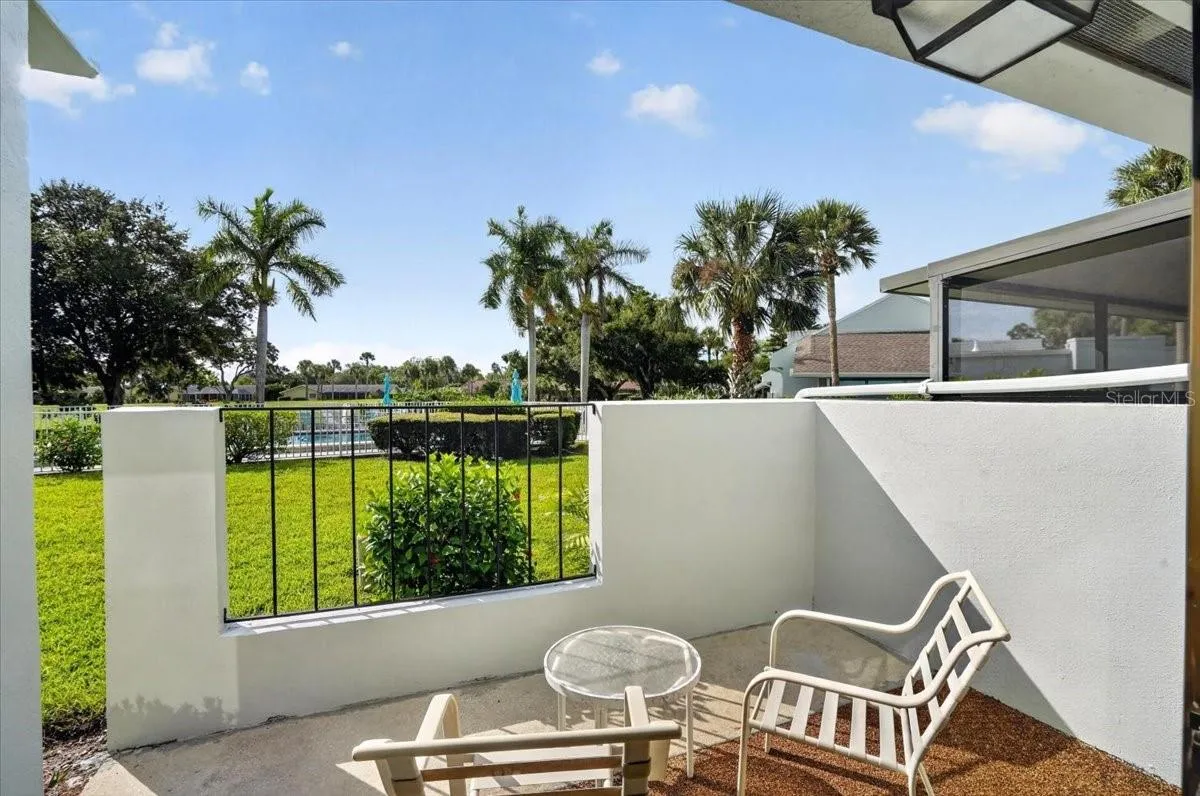 patio from the master bedroom