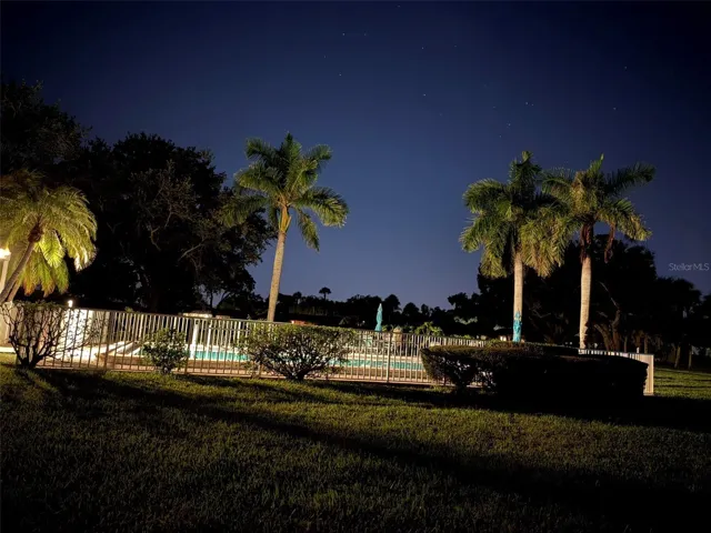luminated night view from the livingroom
