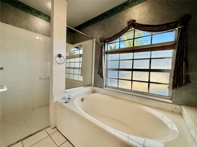 Master Bathroom with bathtub