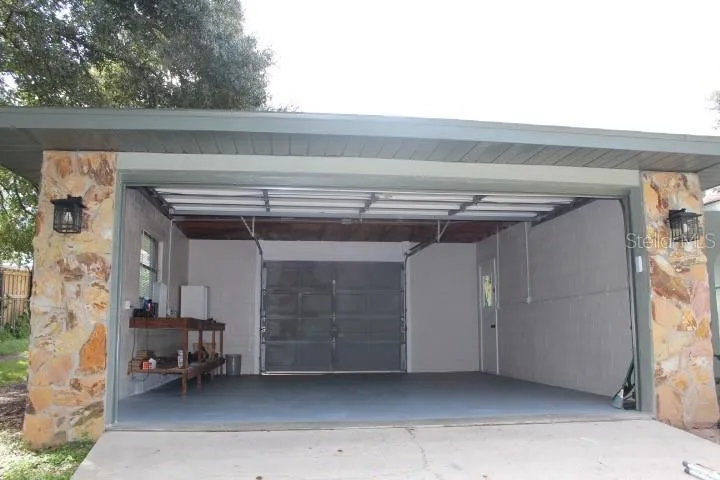 Two car garage