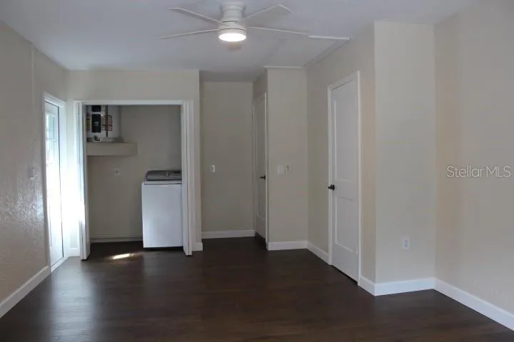 family room washer/Dryer location