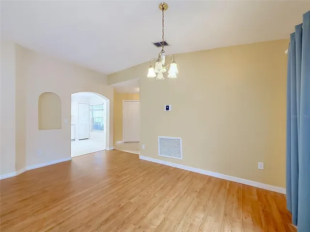 Plenty of space for a large dining table