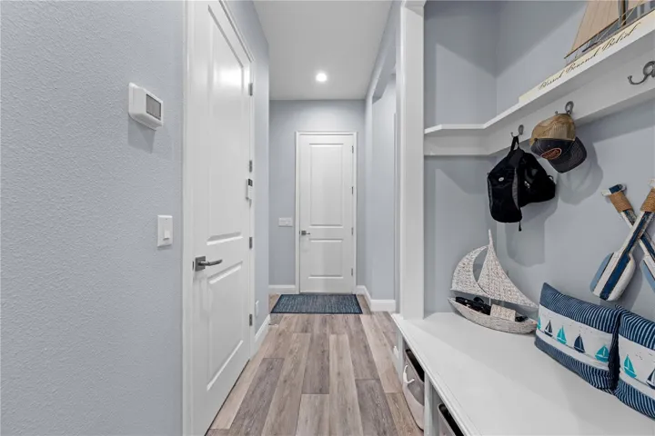 Leading to the garage with mudroom to the right.