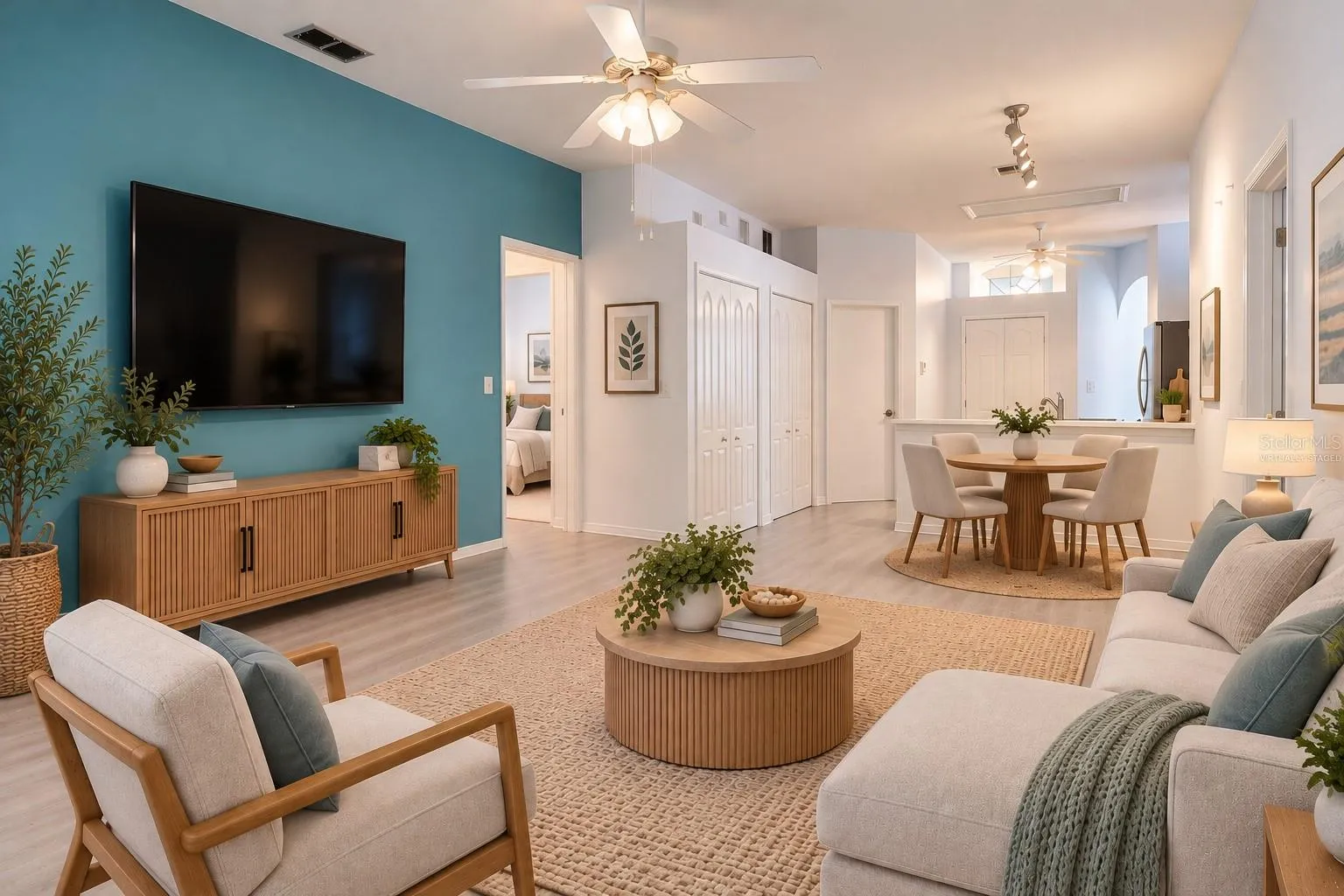 Family Room - Virtually Staged