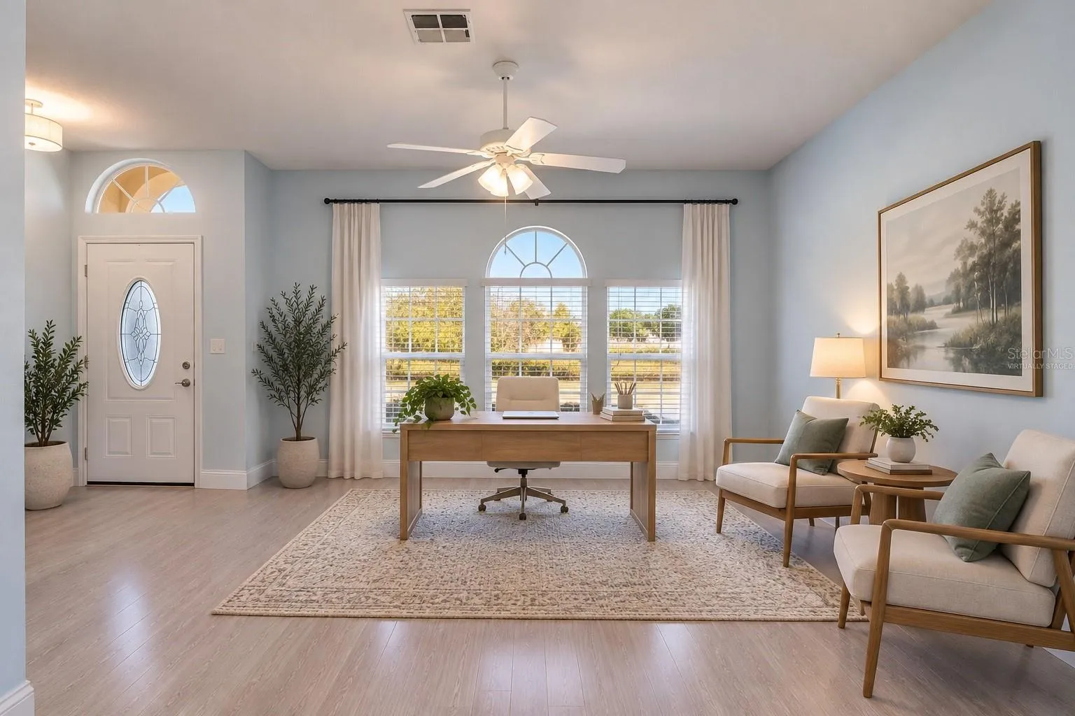 Flex Space Virtually Staged as Office