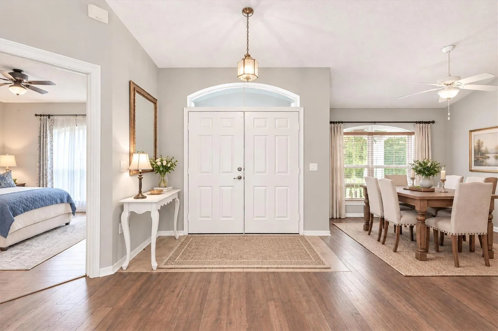 Virtually Staged Dining Room