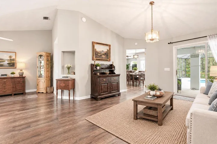 Virtually Staged Living Room