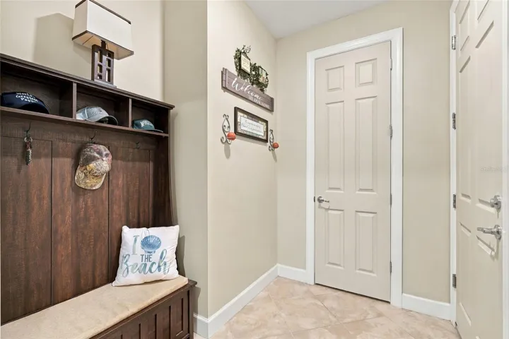 Mudd room to Garage