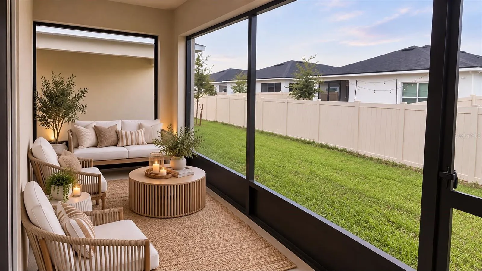 Back Porch Staged
