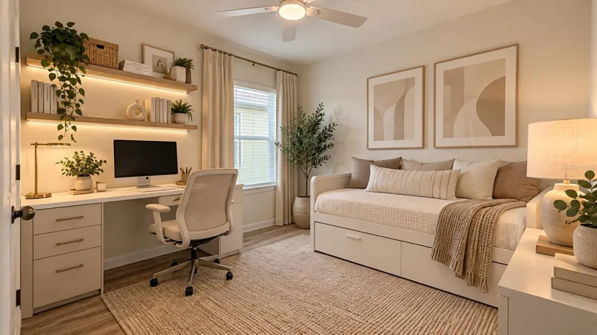 Bedroom 3 Staged